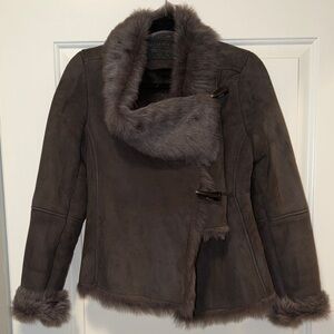 AllSaints Fur Coat
